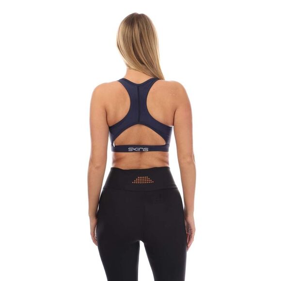 Skins Womens/Ladies Series-3 Active Sports Bra / Navy